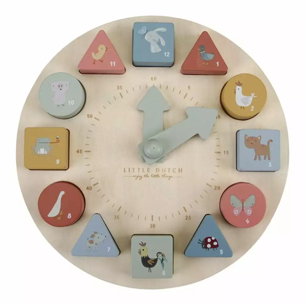 Little Dutch LD Puzzle Clock Toys 3 Little Dutch LD Puzzle Clock Toys