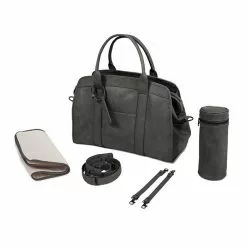 Jollein Baby Bag Grey Bath & Changing