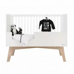 Kidsmill Sixties Cot Oak 120 X 60