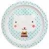 Petit Monkey Melamine Plate Border Drops Feeding 1 Petit Monkey Melamine Plate Border Drops Feeding