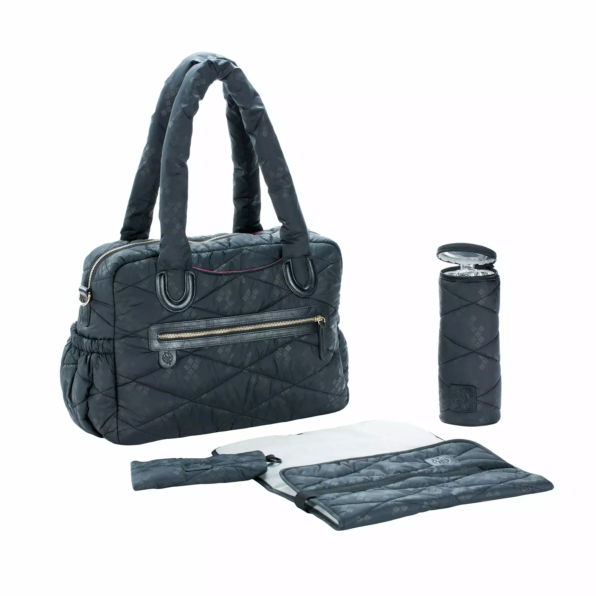 Lässig Lassig Baby Bag Glam Pacific Flower Black Bath & Changing 5 Lässig Lassig Baby Bag Glam Pacific Flower Black Bath & Changing