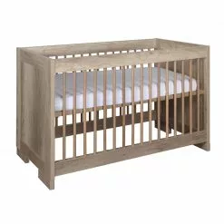 Kidsmill Baby Furniture Lodge Grey Oak Cot 60x120