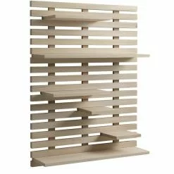 Jyske Wooden Wall Shelf Kettinge With Shelves