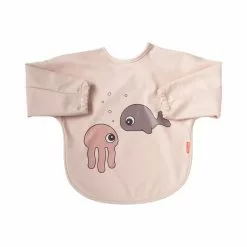 Done By Deer Feeding Long Sleeve Bib 6-18 M Sea Friends