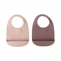 Done By Deer Peekaboo Silicon Bib 2-Pack Feeding