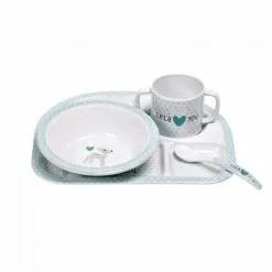 Lässig Mealtime Essentials Dinner Set Melamine / Silicone Lassig
