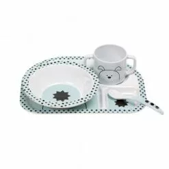 Lässig Mealtime Essentials Dinner Set Melamine / Silicone Lassig