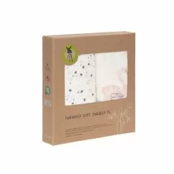 Lässig Heavenly Soft Bamboo Swaddle 2 Pack