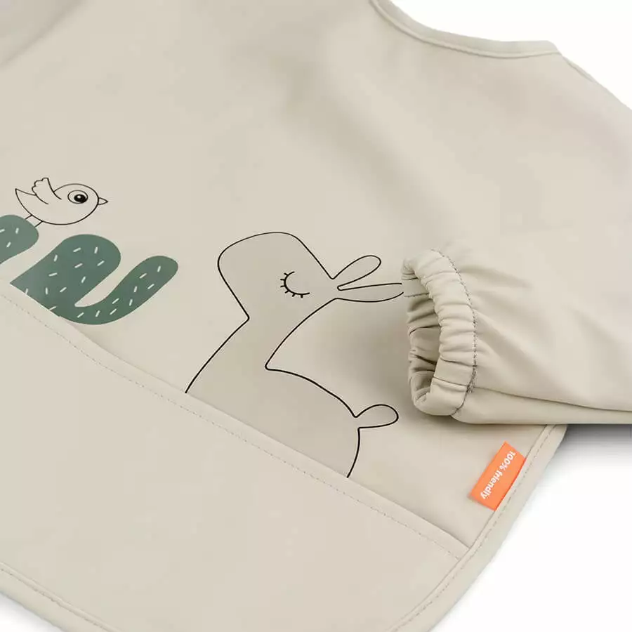 Done By Deer Sleeved Pocket Bib Feeding 12 Done By Deer Sleeved Pocket Bib Feeding