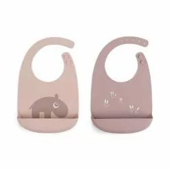Done By Deer Silicone Bib 2- Pack