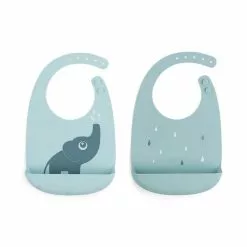 Done By Deer Silicone Bib 2- Pack