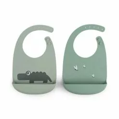 Done By Deer Silicone Bib 2- Pack