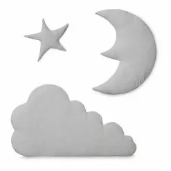 Cam Cam Wall Deco Fabric Moon, Star, Cloud 7 Cam Cam Wall Deco Fabric Moon, Star, Cloud
