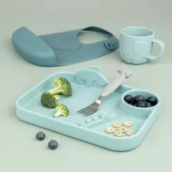 Done By Deer Peekaboo Compartment Plate Deer Friends Feeding