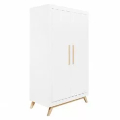 Bopita Fenna 2 Doors Wardrobe White/Natural 8 Bopita Fenna 2 Doors Wardrobe White/Natural