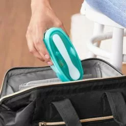 Skip Hop Feeding Easy Serve Travel Bowl & Spoon- Grey