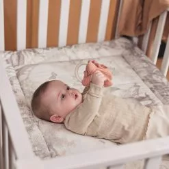 Jollein Playpen Mat 75x95cm - Forest Animals Linen