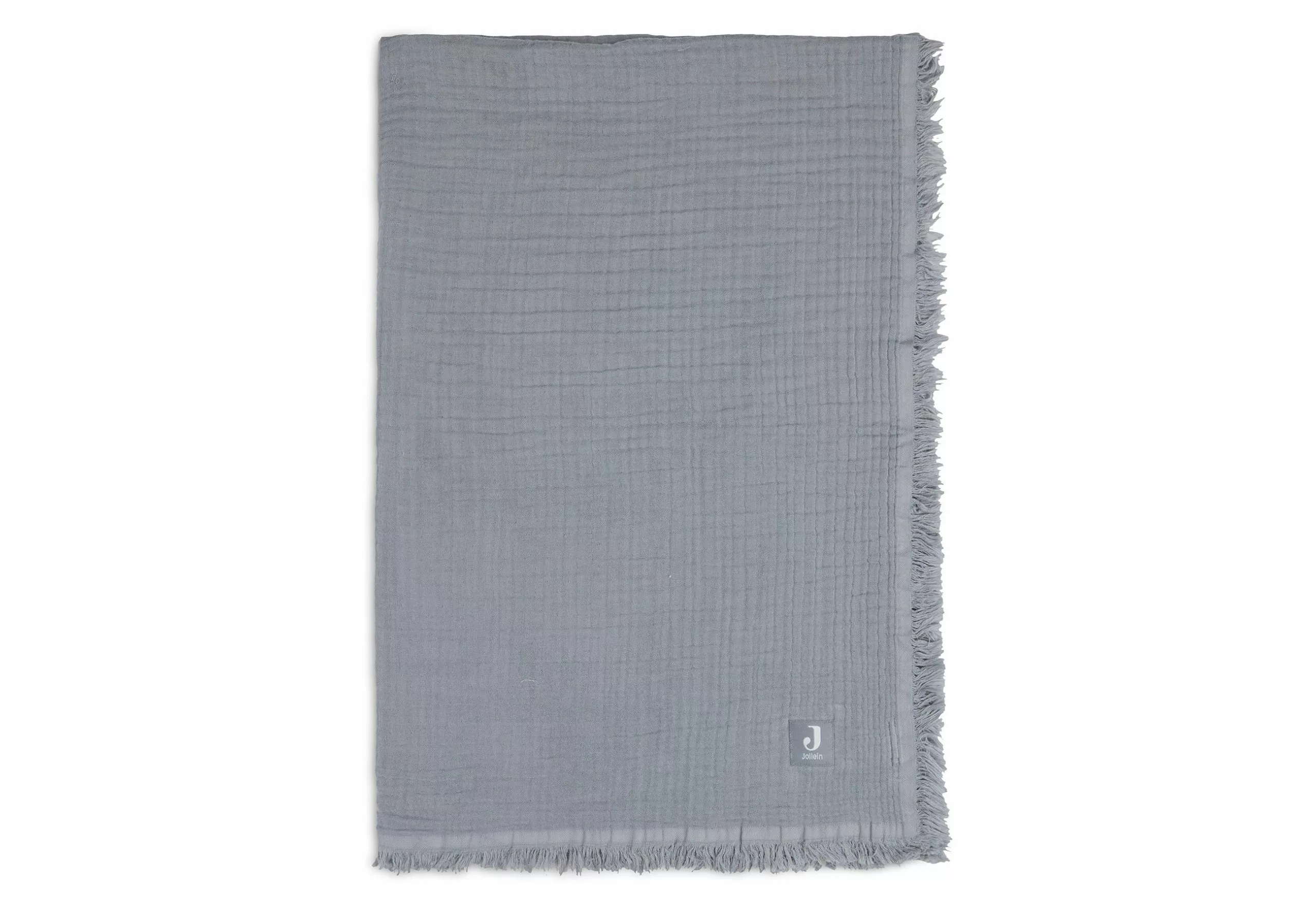 Jollein Blanket Muslin Fringe 75 X 100 Cm 10 Jollein Blanket Muslin Fringe 75 X 100 Cm
