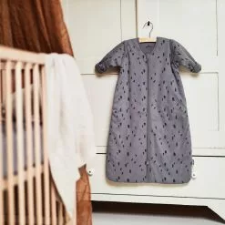 Jollein Linen Sleeping Bag With Detachable Sleeves 90cm 40 Jollein Linen Sleeping Bag With Detachable Sleeves 90cm