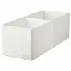 Ikea STUK Box With Compartments White