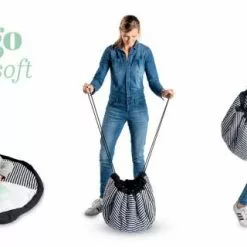 Linen Play & Go Playmat Soft