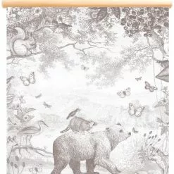 Little And Pure Productions Décor Poster Pimpelmees Forest Animals