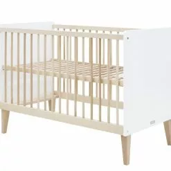 Bopita Indy Cot 120x 60 White/ Natural Baby Furniture