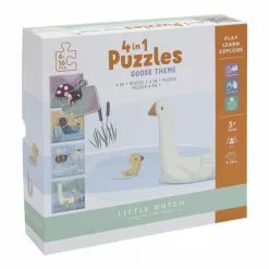 Little Dutch LD 4 In A Box Puzzle Little Goose Toys