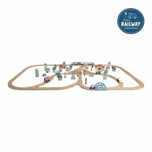 Little Dutch Railway Train XXL Set - Starter Kit Toys 3 Little Dutch Railway Train XXL Set - Starter Kit Toys