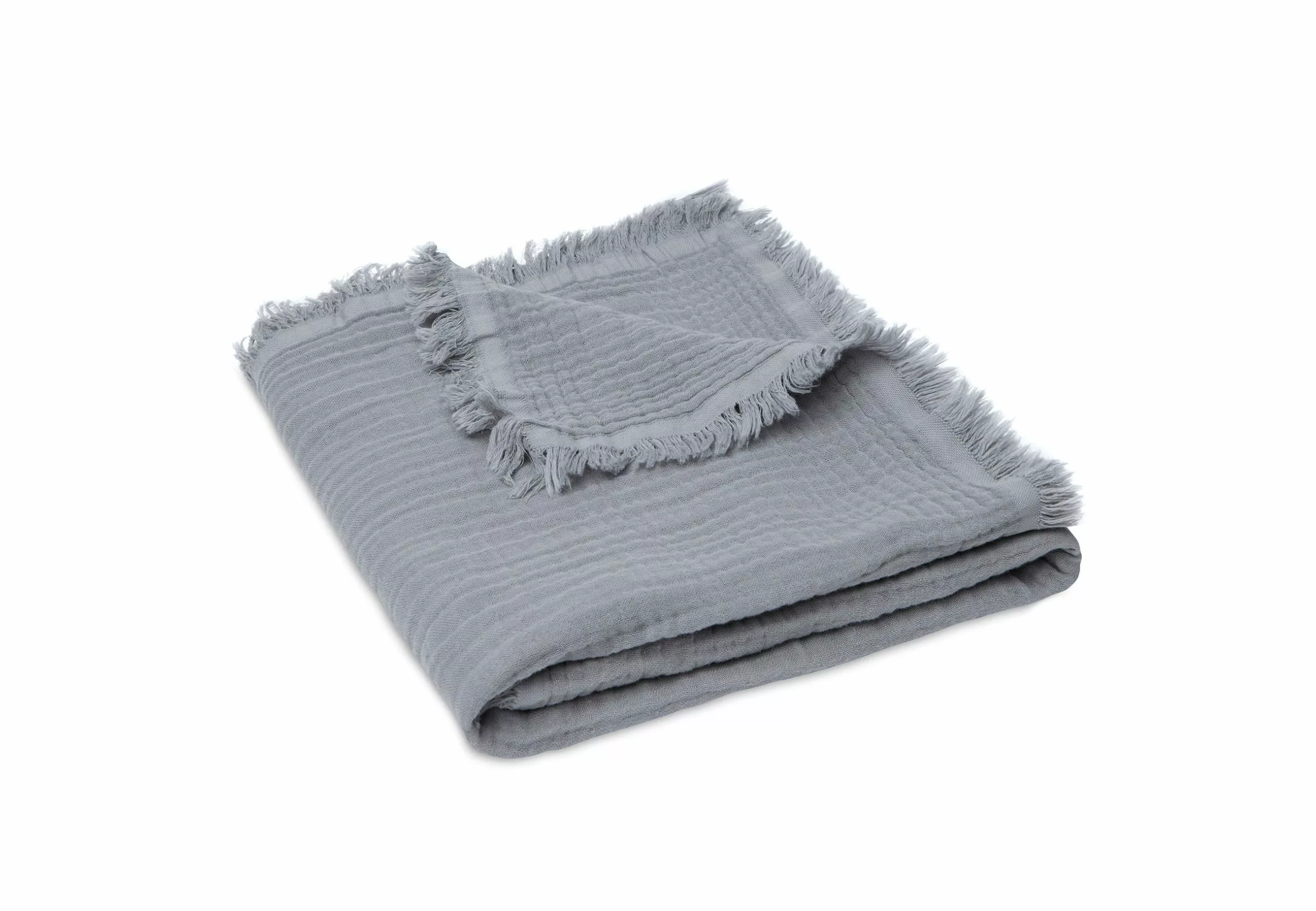 Jollein Blanket Muslin Fringe 75 X 100 Cm 13 Jollein Blanket Muslin Fringe 75 X 100 Cm