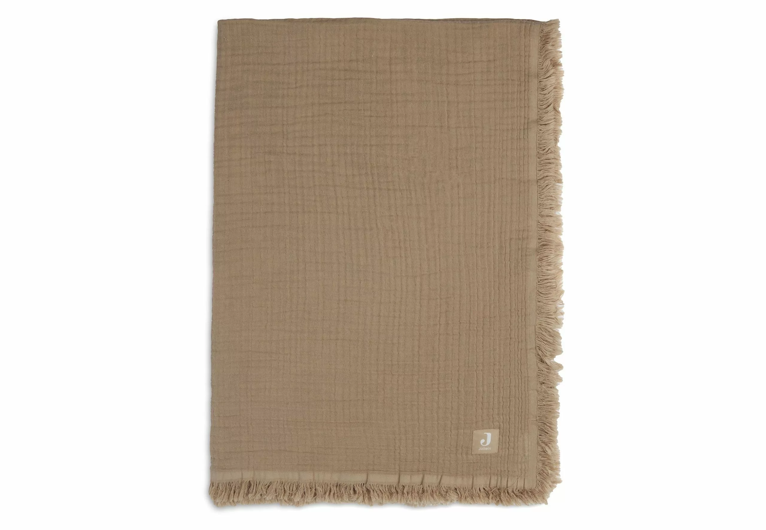 Jollein Blanket Muslin Fringe 75 X 100 Cm 3 Jollein Blanket Muslin Fringe 75 X 100 Cm