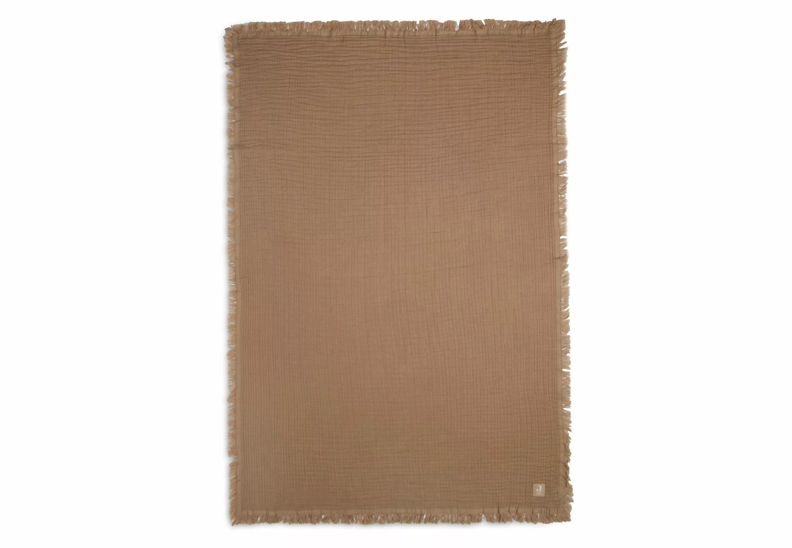 Jollein Blanket Muslin Fringe 120 X 120 Cm 4 Jollein Blanket Muslin Fringe 120 X 120 Cm