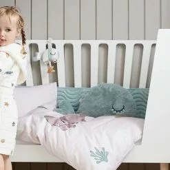 Done By Deer Quilted Bed Bumper With Strings