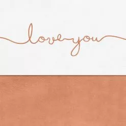 Jollein Flat Sheet 'Love You