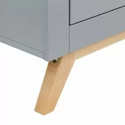 Bopita Baby Furniture Fenna 3 Drawer Dresser Grey/ Natural