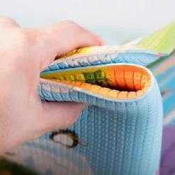 Lots 4 Tots Playmat Busy Farm Print 2 Sides Linen 9 Lots 4 Tots Playmat Busy Farm Print 2 Sides Linen