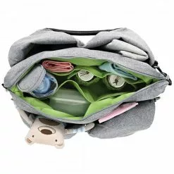 Lässig Lassig Neckline Black Melange Bath & Changing