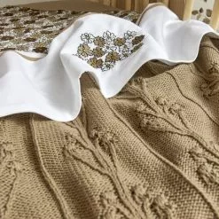 Meyco Linen Blanket Romantic Flower 100x150cm