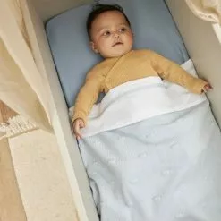 Meyco Blanket Cotton Knots 75 X 100 Linen