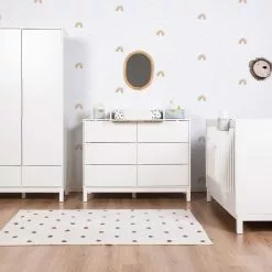 Childhome Jota White- Cot Bed 140 X70 Cm