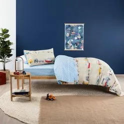 Linenhouse Linen Duvet Cover Traffic Stop