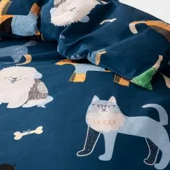 Linenhouse Duvet Cover Set Dog Days Linen