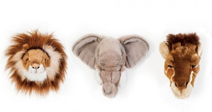 Wild & Soft Wall Trophy Safari Gift Box Décor 4 Wild & Soft Wall Trophy Safari Gift Box Décor