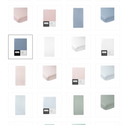 Fitted Sheet 140 X70 Meyco Colour