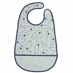 Done By Deer Bib W/Velcro Contour Feeding