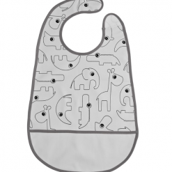 Done By Deer Bib W/Velcro Contour Feeding