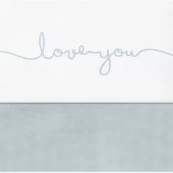 Jollein Flat Sheet 'Love You