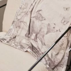 Jollein Jersey Blanket 75x100cm Forest Animals Linen
