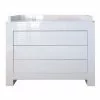 Kidsmill Somero White Glossy Chest 1 Kidsmill Somero White Glossy Chest