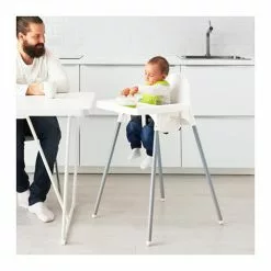 Ikea Antilop High Chair White With Tray Highchairs